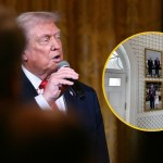 Nietypowy układ zdjęć. Na dole Trump z wnuczką, a na górze...