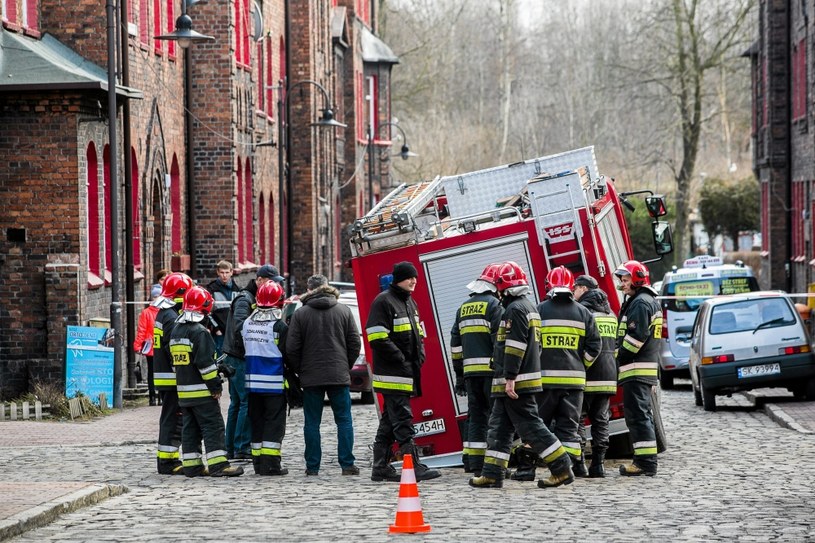 Nietypowy wypadek straży pożarnej. Fot. Przemysław Jendroska /Informacja prasowa