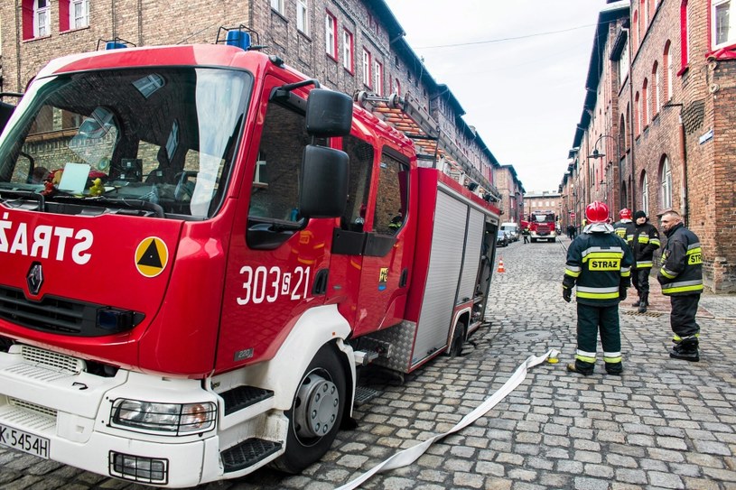 Nietypowy wypadek straży pożarnej /Informacja prasowa