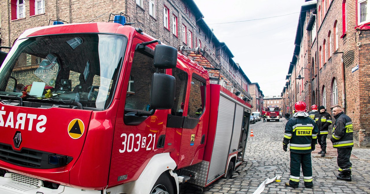 Nietypowy wypadek straży pożarnej /Informacja prasowa