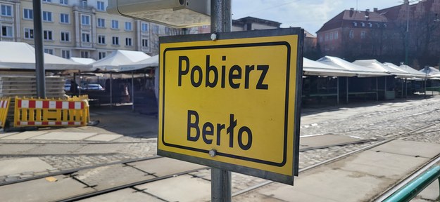 Nietypowy znak w Poznaniu /Beniamin Piłat /RMF FM