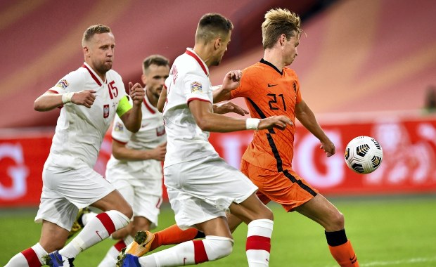 Nieudany powrót do gry: Polscy piłkarze przegrali z Holendrami w meczu Ligi Narodów