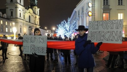 Niewielu uczestników protestu studentów. "Był źle rozpropagowany"