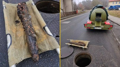 Niewybuch w studzience deszczowej. Ewakuacja i szybka akcja służb 