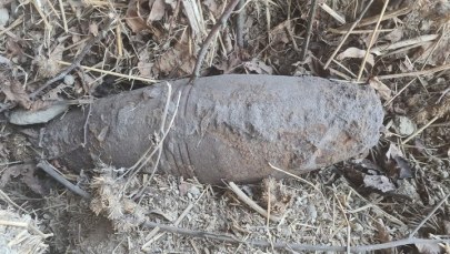 ​Niewybuch z czasów II wojny światowej. Był na niezamieszkałej posesji