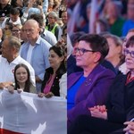 „Niewyobrażalne tłumy” w Warszawie i „największa w historii konwencja polityczna” w Katowicach [ZAPIS RELACJI]