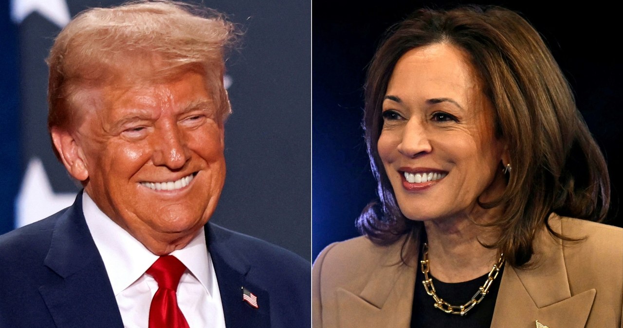 Niezależnie od wyników wyborów prezydenckich w USA rośnie relacja długu do PKB a w goaspodrace zwycięża protekcjonizm. Na zdj. Donald Trump i Kamala Harris /AFP