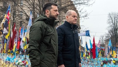 Niezapowiedziana wizyta Scholza w Kijowie. Spotkał się z Zełenskim