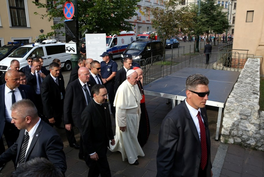 Niezapowiedziana wizyta w Bazylice Ojców Franciszkanów /Stanisław Rozpędzik /PAP