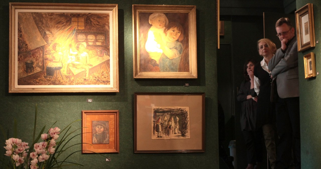 Nieznane obrazy Tadeusza Makowskiego zaprezentowano w Warszawie