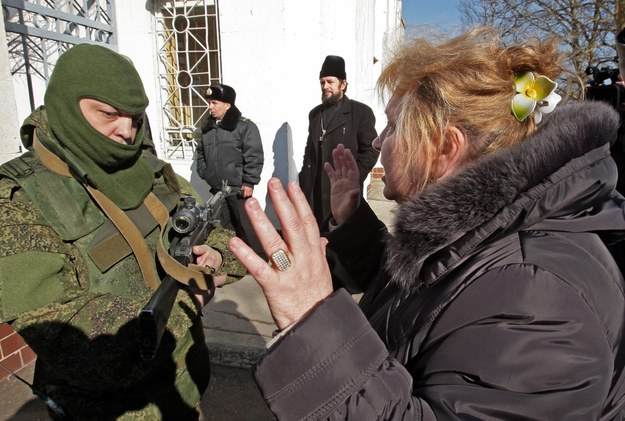 "Nieznani żołnierze" na Krymie /ARTUR SHVARTS /PAP/EPA