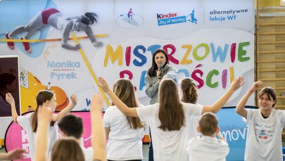 Niezwykła lekcja WF-u z Moniką Pyrek