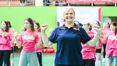 Niezwykła lekcja wf z mistrzyniami sportu