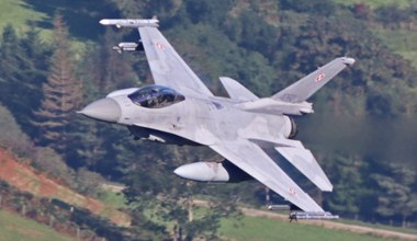 Niezwykłe nagranie polskich F-16 w Wielkiej Brytanii