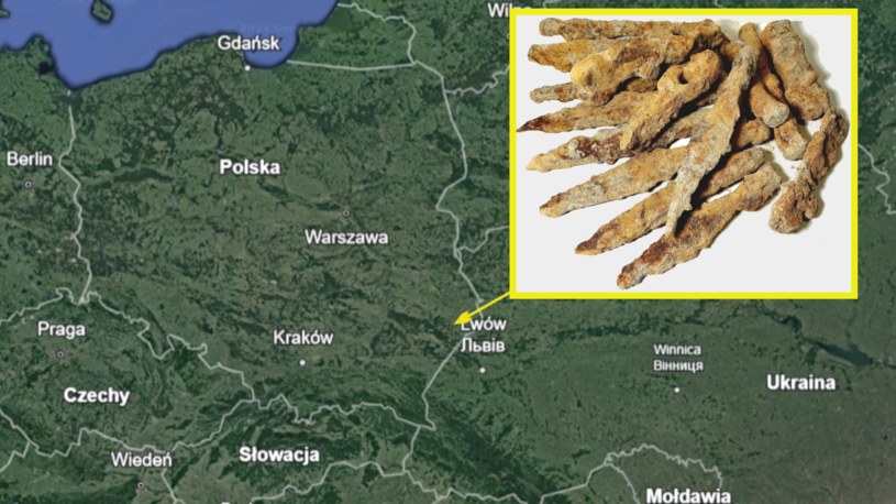 Niezwykłe odkrycie archeologiczne na południowym-wschodzie Polski. Mogą być pozostałościami czasów Cesarstwa Rzymskiego /Google Earth /materiał zewnętrzny