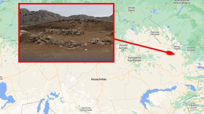 Niezwykłe odkrycie w Kazachstanie /screen/Google Maps/Marcin jabłoński /materiał zewnętrzny