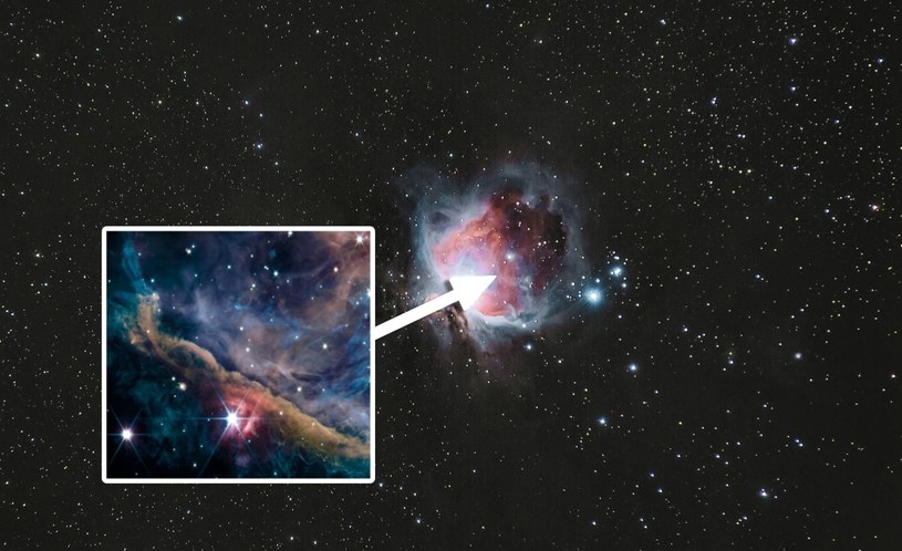 Niezwykłe zdjęcia M42 przenikły do internetu. Wykonał je Kosmiczny Teleskop Jamesa Webba! /Astrolife / Facebook /Pexels.com