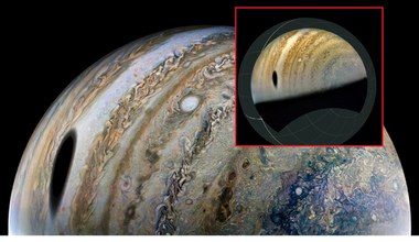 Niezwykłe zdjęcie z kosmosu. Co to za cień na powierzchni Jowisza?