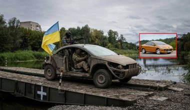 Niezwykły pojazd bojowy przyłapany na Ukrainie. Nim też przeganiają Rosjan