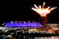Niezwykły pokaz fajerwerków nad Stadionem Olimpijskim