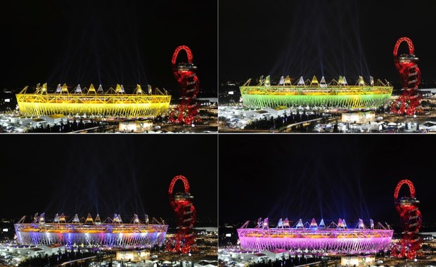 Niezwykły pokaz fajerwerków nad Stadionem Olimpijskim