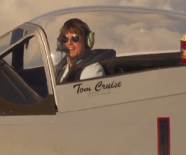 Niezwykły wyczyn Toma Cruise'a. Podziękował za nagrodę, pilotując myśliwca