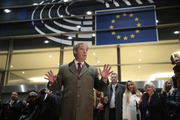 Nigel Farage /OLIVIER HOSLET /PAP/EPA