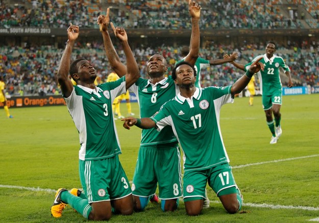 Nigeryjczycy uważani są za murowanych faworytów w Pucharze Narodów Afryki /Kim Ludbrook  /PAP/EPA