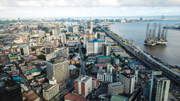 Nigeryjskie miasto Lagos w Afryce /Shutterstock