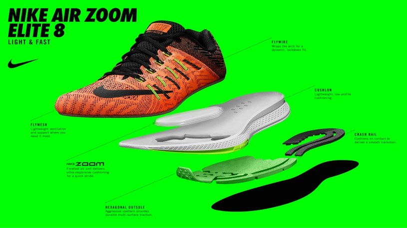 Nike Air Zoom Elite jest naszpikowany najnowszymi technologiami /materiały prasowe