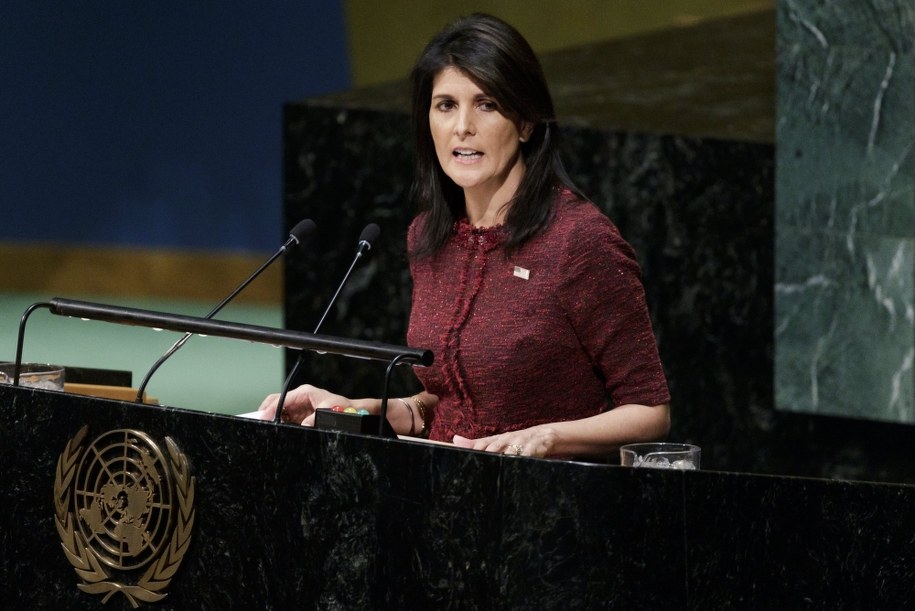 Nikki Haley /JUSTIN LANE /PAP/EPA