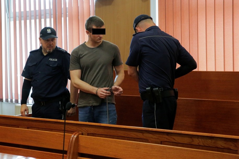 Nikodem C. w sądzie (zdj. arch.) / 	Tomasz Waszczuk    /PAP