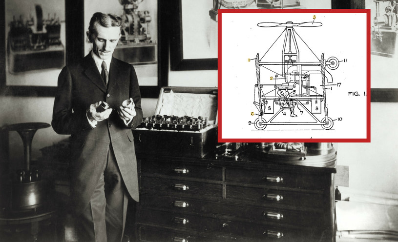 Nikola Tesla (1856-1943). Screen: patents.google.com /Science Photo Library /East News