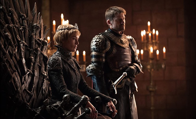 Nikolaj Coster-Waldau jako Jaime Lannister i Lena Headey jako Cersei Lannister w serialu "Gra o tron" /materiały prasowe
