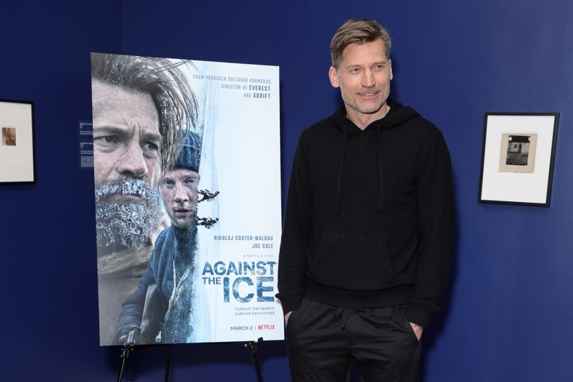 Nikolaj Coster-Waldau na pokazie filmu "Walka z lodem" w Nowym Jorku (2022) /Michael Loccisano /Getty Images