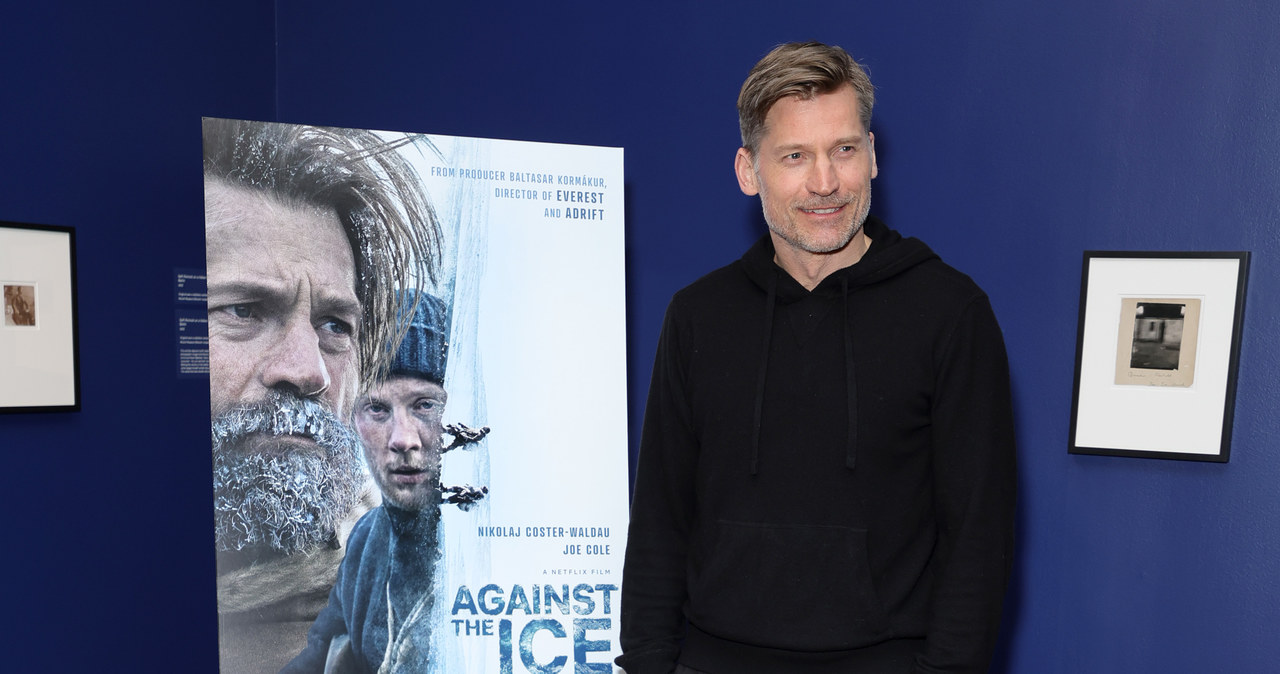 Nikolaj Coster-Waldau na pokazie filmu "Walka z lodem" w Nowym Jorku (2022) /Michael Loccisano /Getty Images