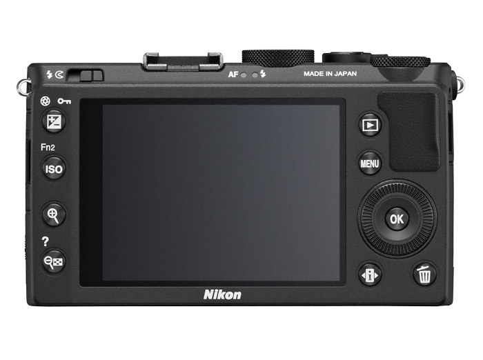 Nikon Coolpix A - tył obudowy /materiały prasowe