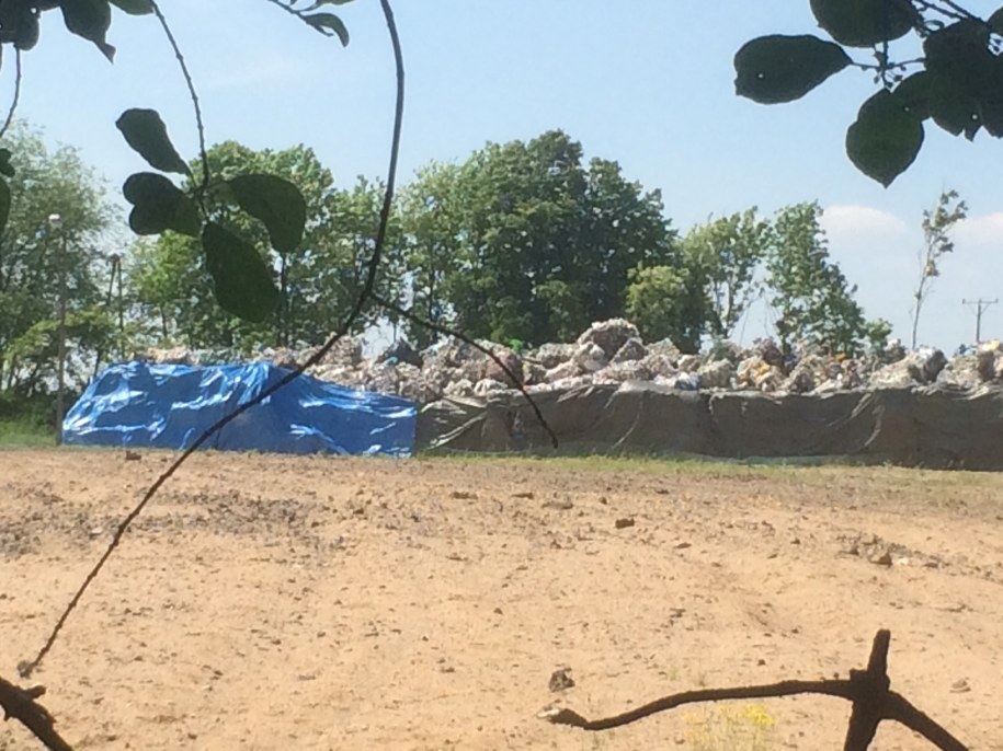 Nikt nie chce zabrać śmieci z nielegalnego składowiska /Mateusz Chłystun /RMF FM