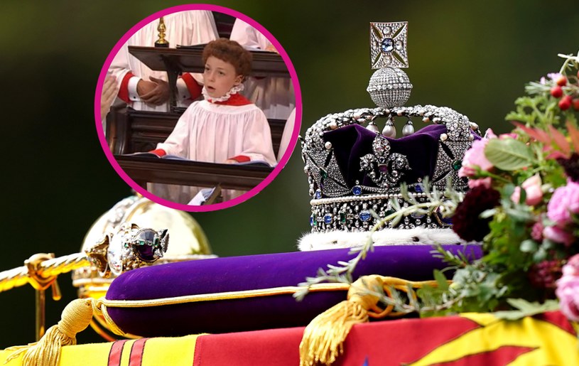 Nikt tak nie pożegnał królowej Elzbiety II jak ten chłopiec /WPA Pool /Getty Images