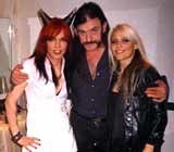Nina C. Alice (z lewej) z Lemmym i Doro Pesch /