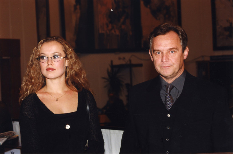 Nina Roguż, Marek Kondrat (Festiwal Polskich Filmów Fabularnych w Gdyni 1999) /Prończyk /AKPA