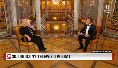 Nina Terentiew w "Gościu Wydarzeń": Prezes Solorz przyjechał i powiedział: Zrobię telewizję