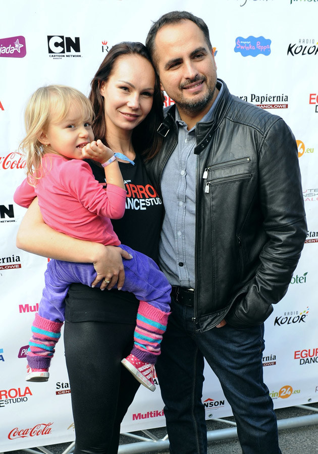 Nina Tyrka, Agustin Egurrola z córką Carmen /MWMedia