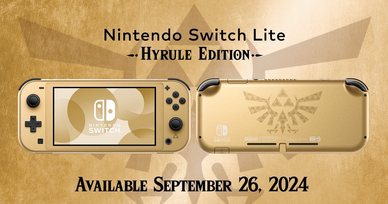 Nintendo Switch Lite Hyrule Edition /materiały prasowe