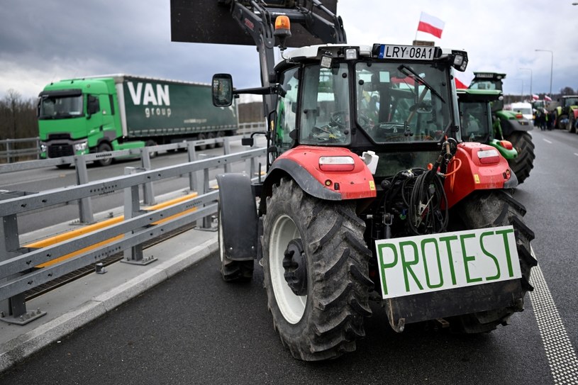 Niskie ceny zboża i europejski Zielony Ład to dwa główne powody, dla których rolnicy protestują /Sergei GAPON / AFP /AFP
