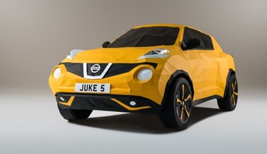 Nissan Juke wykonany w sztuce origami