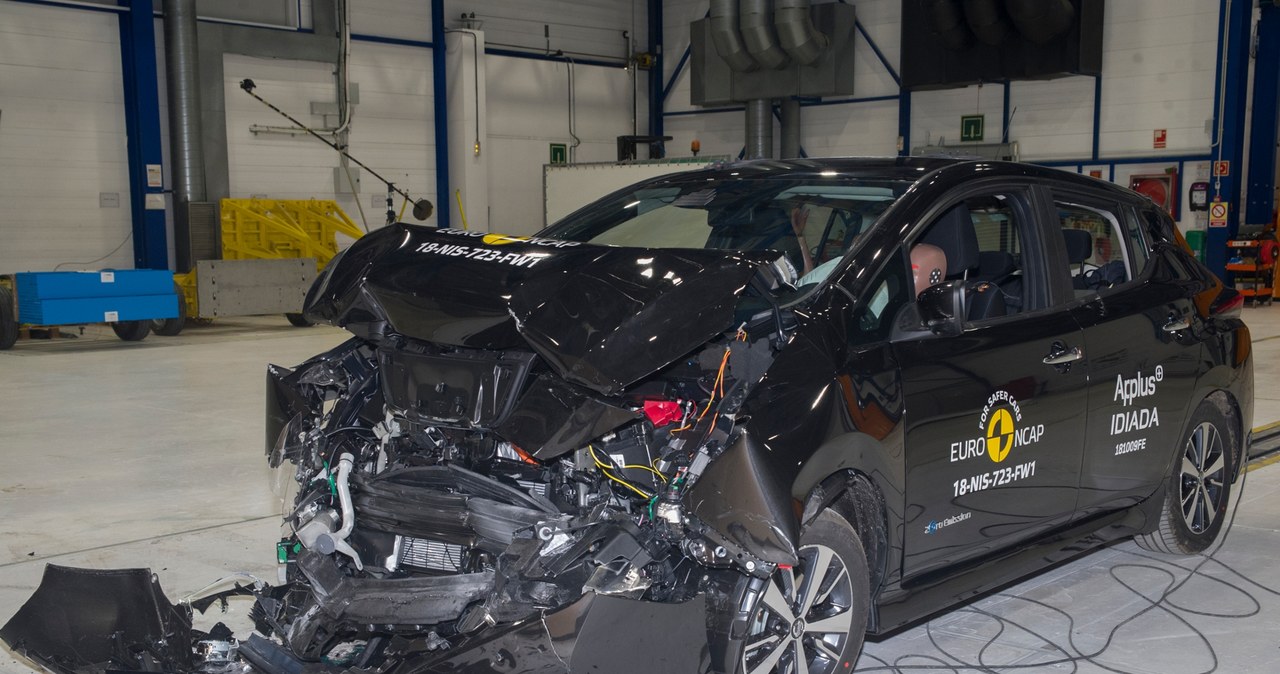 Nissan Leaf po teście Euro NCAP /Informacja prasowa