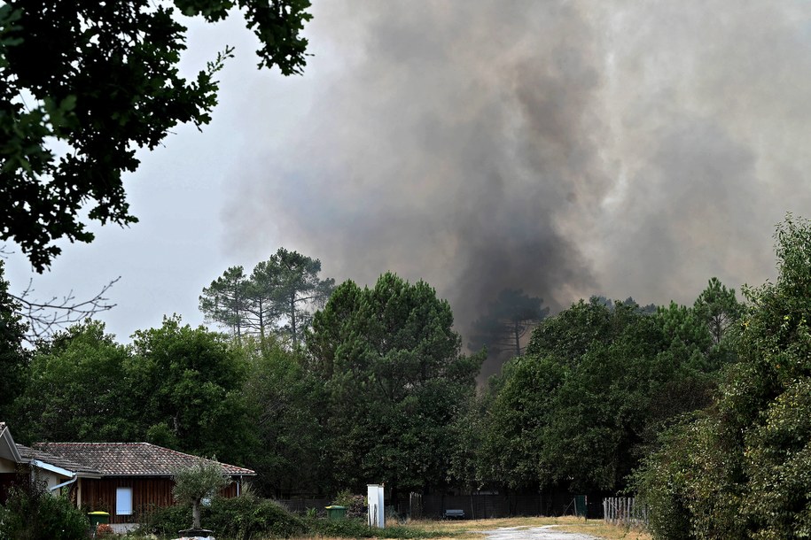 Niszczycielskie pożary dotknęły Francję już w lipcu i sierpniu tego roku /CAROLINE BLUMBERG /PAP/EPA