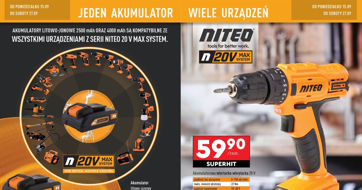 ​Niteo w Biedronce /Biedronka /INTERIA.PL