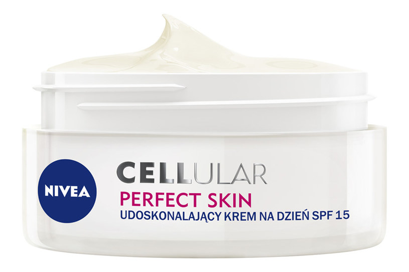 NIVEA CELLular Perfect Skin – Udoskonalający krem na dzień SPF 15 /materiały prasowe